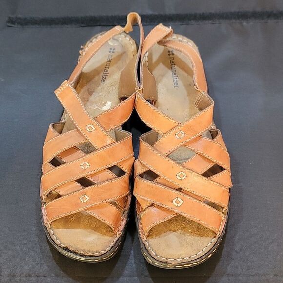 NATURALIZER CRAFT OPEN-TOE SLINGBACK SANDAL - Picture 3 of 13